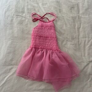 New pink free people cupcake halter top